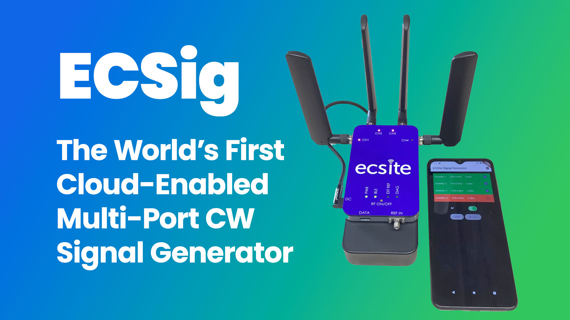 Featured image for “Introducing the World’s First Cloud-Enabled Multi-Port CW Signal Generator”