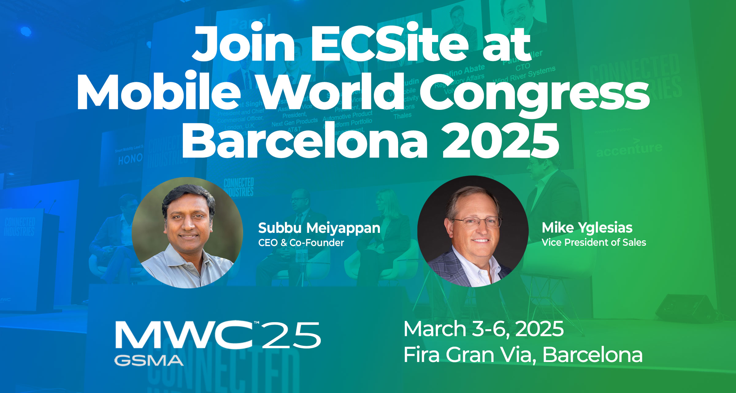 Featured image for “ECSite at Mobile World Congress Barcelona 2025”